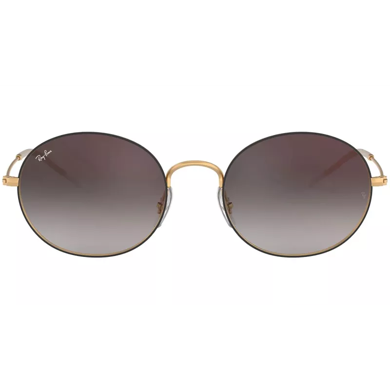 Ray-Ban RB3594-9114U0 Hexagonal Sunglasses Unisex 53/20/145 mm Gold Frame Light Brown Gradient Lens