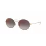 Ray-Ban RB3594-9114U0 Hexagonal Sunglasses Unisex 53/20/145 mm Gold Frame Light Brown Gradient Lens