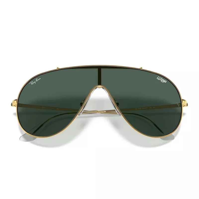 Ray-Ban RB3597 Wings Sunglasses Transparent Grey Frame Grey Gradient Lens 133mm