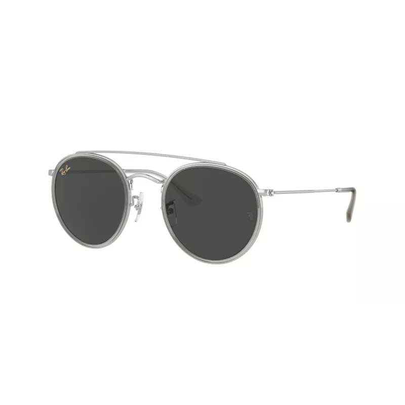 Ray-Ban RB3647N 9211B1 Unisex Round Sunglasses Gold Frame Blue Gradient Lens 51mm