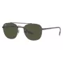 Ray-Ban RB3688 Sunglasses Gunmetal Green G-15 57mm