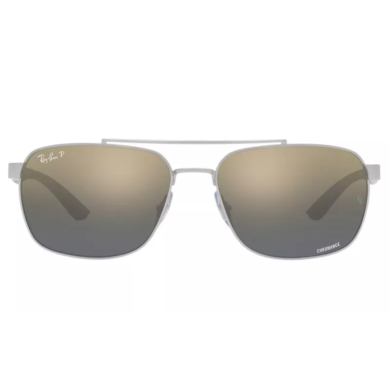 Ray-Ban RB3701003J059 Men's Sunglasses Gold Metal Frame Green/Blue Gradient Lens 59mm
