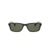 Ray-Ban RB42346019A58 Men's Square Polarized Sunglasses - Black/Green 58/14/140 mm