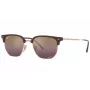 Ray-Ban RB4416F 6654G9 Unisex Sunglasses - Transparent Grey Frame, Grey Gradient Lens, 53mm
