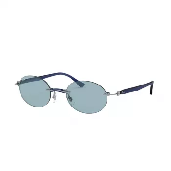 Ray-Ban RB8060-004-80 Unisex Pilot Sunglasses Gunmetal Grey 54mm