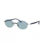 Ray-Ban RB8060-004-80 Unisex Pilot Sunglasses Gunmetal Grey 54mm
