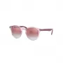 Ray-Ban RJ9064S7052V0 Kids Sunglasses Transparent Blue 44mm