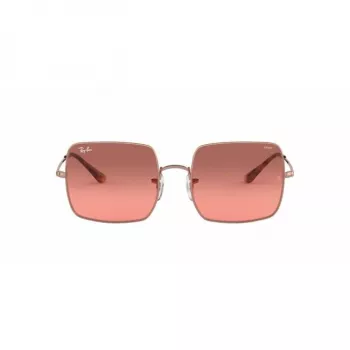 Ray-Ban Square 1971 RB1971 Sunglasses Gold Dark Grey 54mm Unisex