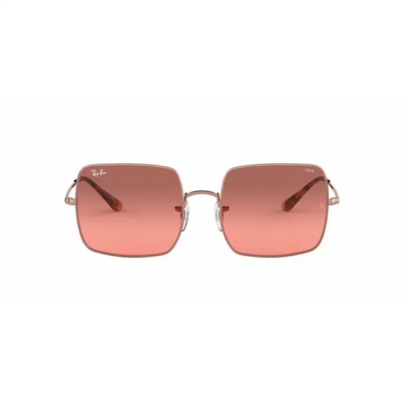 Ray-Ban Square 1971 RB1971 Sunglasses Gold Dark Grey 54mm Unisex