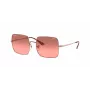 Ray-Ban Square 1971 RB1971 Sunglasses Gold Dark Grey 54mm Unisex