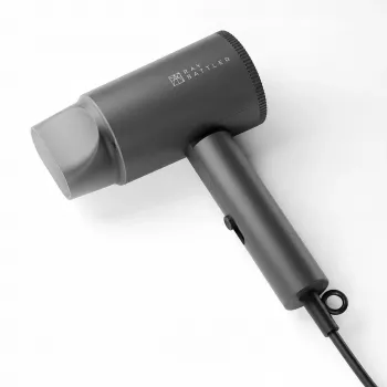Ray Battler RB 7007 Hair Dryer HD-7007 - 2000W Ionic Ceramic AC Motor, 3 Heat/2 Speed Settings, Cool Shot, Concentrator Nozzle, Black