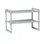 RAYEN 6018 Extendable Kitchen Sink Shelf Grey 320-570 mm