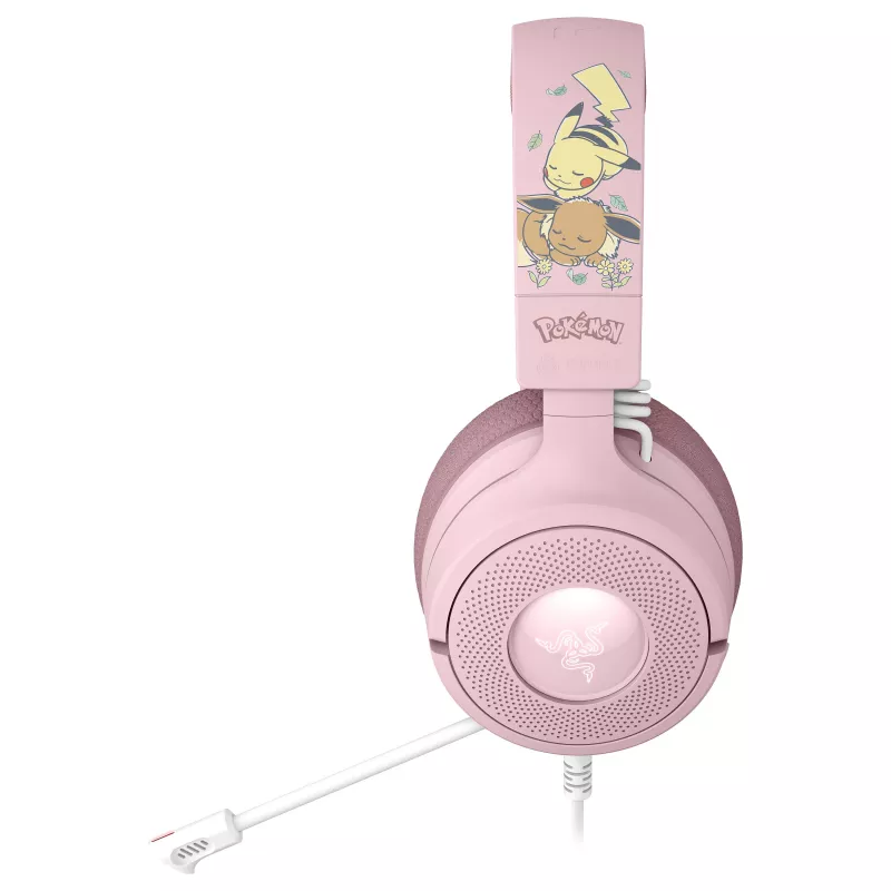 Razer Kraken V4 X Pokémon Pikachu & Eevee Edition Wired Gaming Headset, USB-A, 7.1 Surround, Chroma RGB
