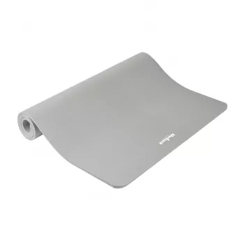 REBEL ACTIVE Exercise Mat 190x115x2 cm NBR Grey – Yoga, Pilates, Fitness