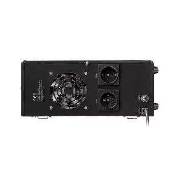 Rebel POWER-1000 Wall-Mounted Emergency Power Supply – Pure Sine Wave Inverter with 12V Charging Function, 230V, 1000VA/700W
