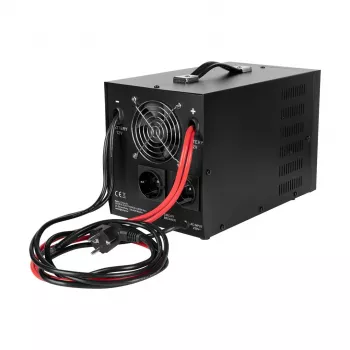 Rebel POWER-1500-LFP4 Emergency Power Supply – Pure Sine Wave Inverter with 12V Charging Function, 230V, 1500VA/1050W