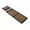 REBEL RBA-6012-GL ECO Acupressure Mat Set with Pillow, XL 110x42 cm, Golden Spikes, Natural Cotton & Coconut Fiber