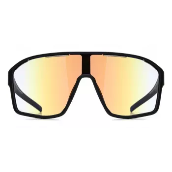 Red Bull SPECT DAFT Sunglasses Shield Rectangle Polarized TR90 Matte Black Smoke