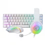 REDRAGON 3-in-1 Wired Gaming Combo Set - Keyboard, Mouse, Headset - White