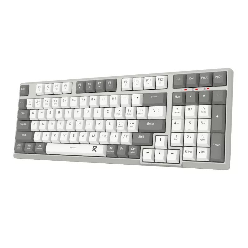 Redragon BK-7113 SCISSOR Full-sized Wired USB Gaming Keyboard - RGB Backlit, Low-Profile Scissor Switches, 104 Keys, Anti-Ghosting, Black