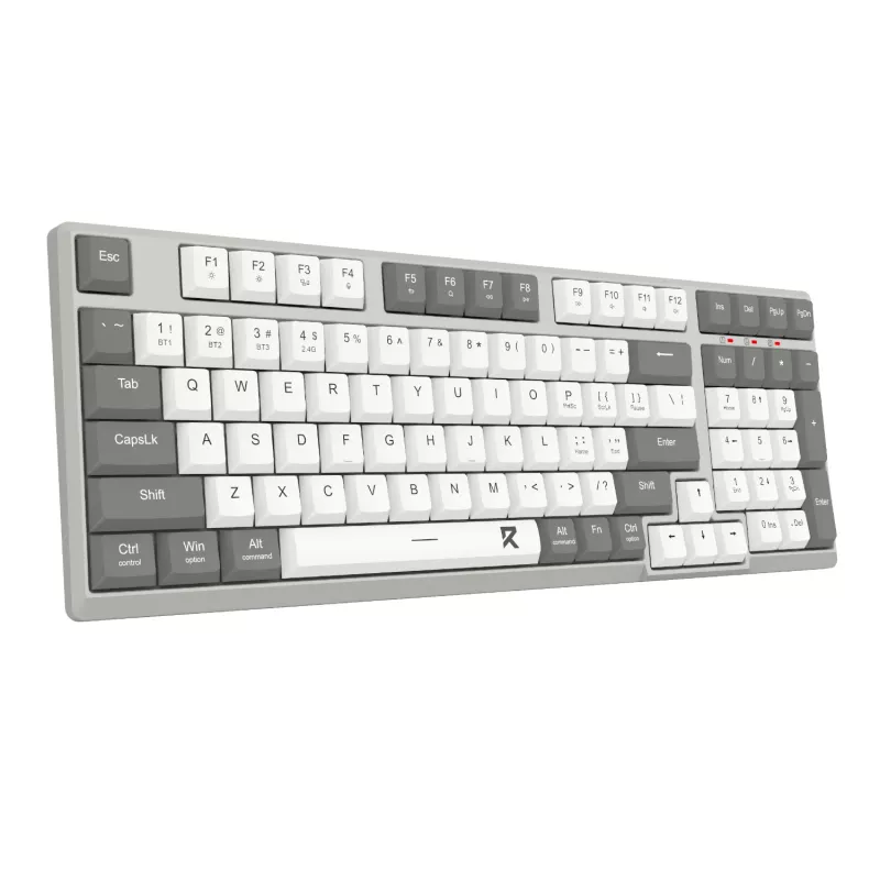 Redragon BK-7113 SCISSOR Full-sized Wired USB Gaming Keyboard - RGB Backlit, Low-Profile Scissor Switches, 104 Keys, Anti-Ghosting, Black