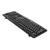 Redragon BK-7366 Full-size Ergonomic Wired Membrane Office Keyboard - Black