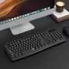Redragon BK-7367 Full-size Ergonomic Wireless Membrane Office Keyboard - Black