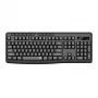Redragon BK-7367 Full-size Ergonomic Wireless Membrane Office Keyboard - Black