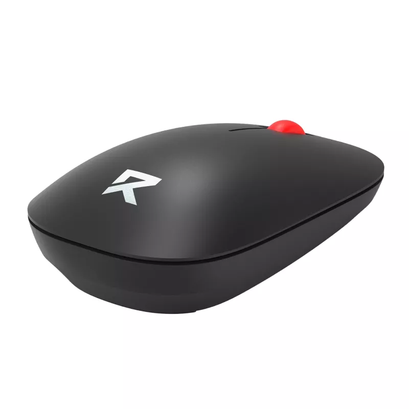 Redragon BM-2944 2.4GHz Wireless Optical Mouse, 4000 DPI, 6 Programmable Buttons, Rechargeable 700mAh Battery, USB-C, Right-Handed, Black