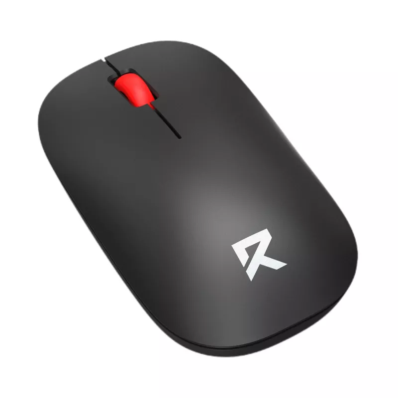 Redragon BM-2944 2.4GHz Wireless Optical Mouse, 4000 DPI, 6 Programmable Buttons, Rechargeable 700mAh Battery, USB-C, Right-Handed, Black