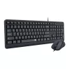 Redragon BS-7092 Wired Gaming Keyboard and Mouse Combo, RGB Backlit, 3200 DPI, Black
