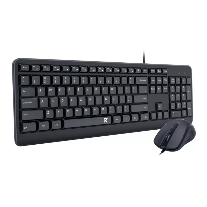 Redragon BS-7092 Wired Gaming Keyboard and Mouse Combo, RGB Backlit, 3200 DPI, Black
