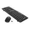 Redragon BS-7367-A Wireless Keyboard and Mouse Combo - Black, Full-Size Membrane, 2.4 GHz, Adjustable DPI