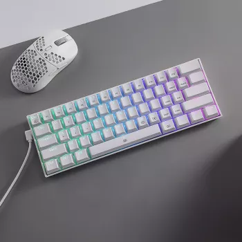 REDRAGON DRAGONBORN Wired Mechanical Keyboard RGB 67Key Design - White