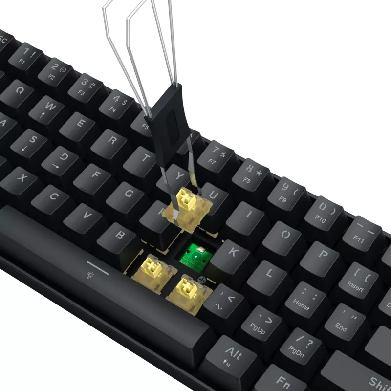 Redragon FIZZ Magnetic Plus 60% RGB Gaming Keyboard - Black