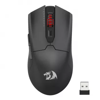 Redragon FYZU M995 PRO Wireless Gaming Mouse - Black, 26K DPI Pixart 3395, Tri-Mode, 9 Buttons, RGB, 70h Battery