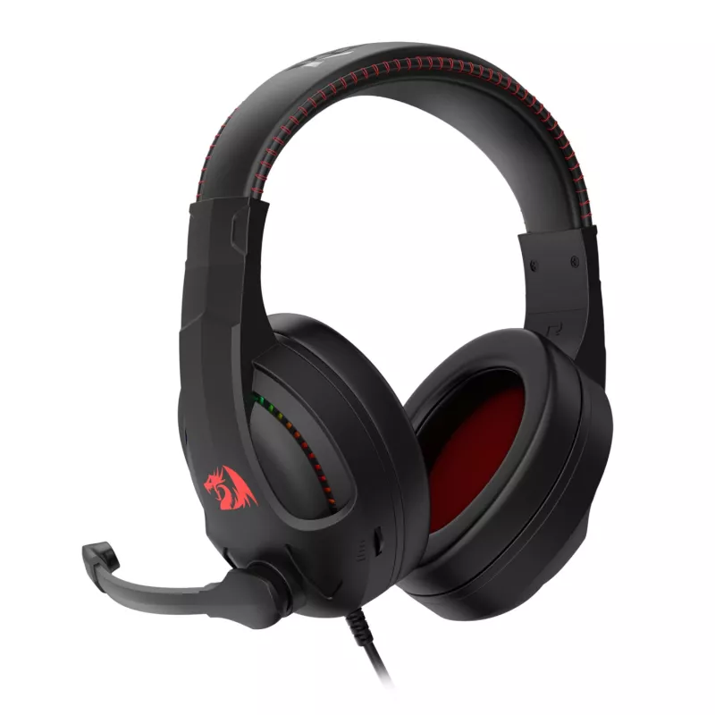 Redragon H211 CRONUS Virtual 7.1 Surround Sound RGB Wired Gaming Headset - Black