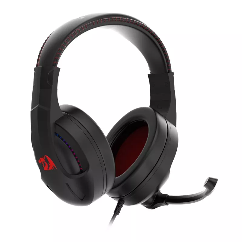 Redragon H211 CRONUS Virtual 7.1 Surround Sound RGB Wired Gaming Headset - Black