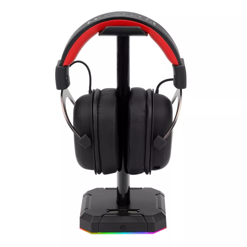 Redragon HA300 Scepter Pro RGB Headset Stand with 4-Port USB 2.0 Hub