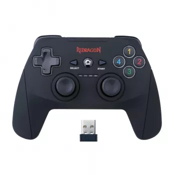 Redragon HARROW Wireless X/D-Input PC Controller - Black