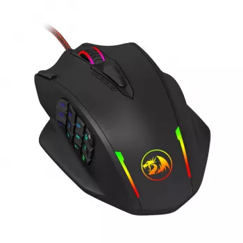 REDRAGON IMPACT 12400DPI MMO Gaming Mouse - Black