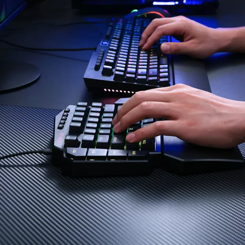 Redragon K585 DITI ELITE PRO RGB 40% Wireless Mechanical Gaming Keyboard - Blue Switches