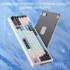 Redragon K719WGB GALATIN RGB PRO Full-Sized Wireless Mechanical Gaming Keyboard - White