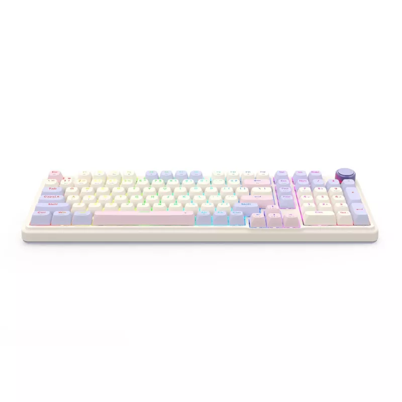 Redragon K768VI-WL Tri-Mode RGB Mechanical Gaming Keyboard – 100 Keys Hot-Swappable (Black)