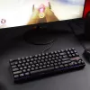 Redragon KUMARA RGB Mechanical Gaming Keyboard - Tenkeyless 87-Key, Outemu Red Switches, RGB Backlight, Black