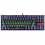 Redragon KUMARA RGB Mechanical Gaming Keyboard - Tenkeyless 87-Key, Outemu Red Switches, RGB Backlight, Black