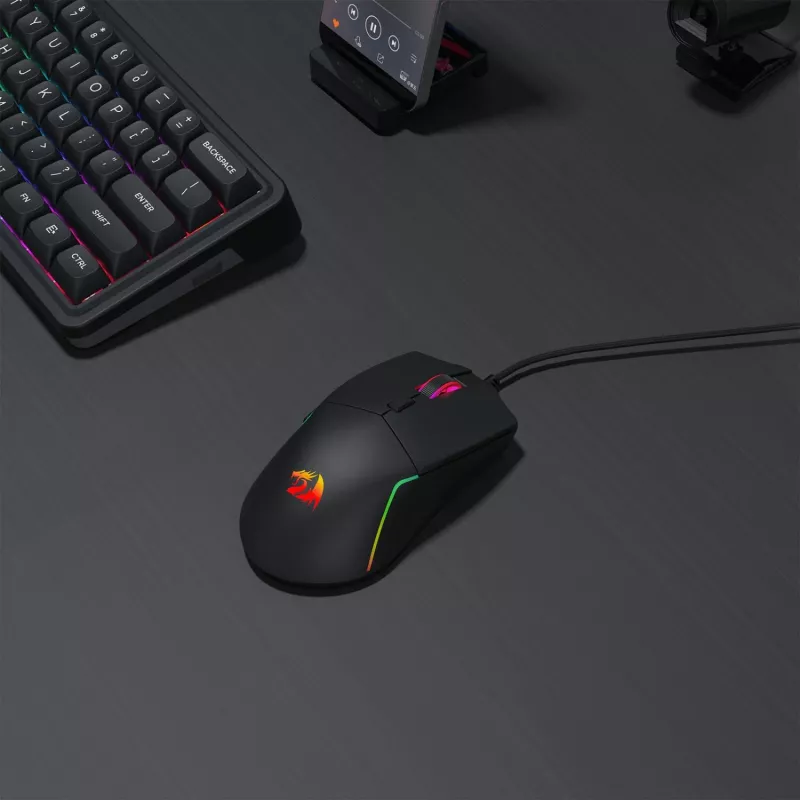 Redragon M730-RGB NAGA RGB 10000 DPI Wired Gaming Mouse