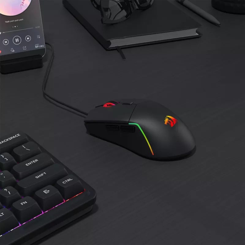 Redragon M730-RGB NAGA RGB 10000 DPI Wired Gaming Mouse