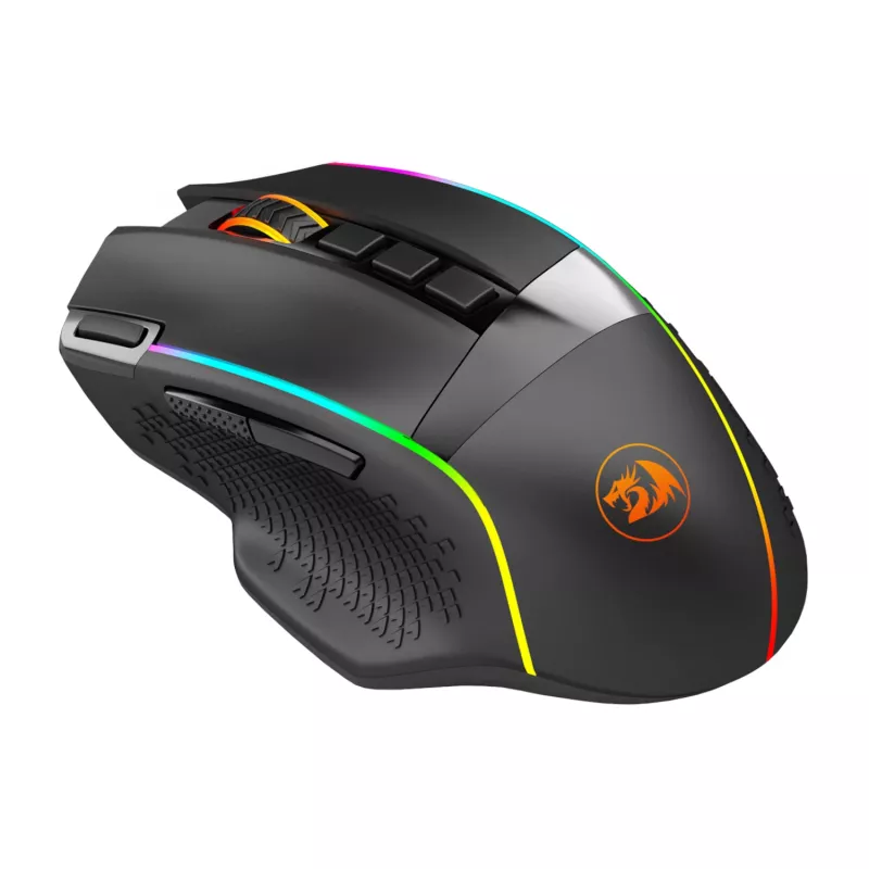 Redragon M991 RGB PRO ENLIGHTENMENT 26000 DPI Tri-Mode Wireless Gaming Mouse - Black