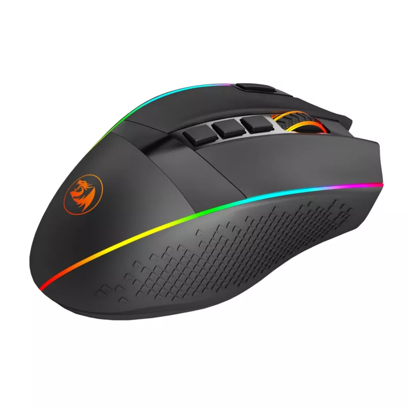 Redragon M991 RGB PRO ENLIGHTENMENT 26000 DPI Tri-Mode Wireless Gaming Mouse - Black